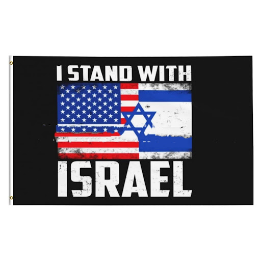 Title 2, Stand With Israel Flag American Bandera Show Yo...