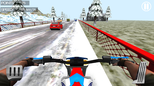 Android application Moto Traffic Rider 3D 2016 screenshort