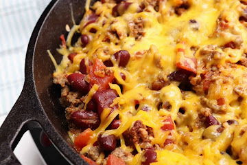 One Skillet Chili Bake