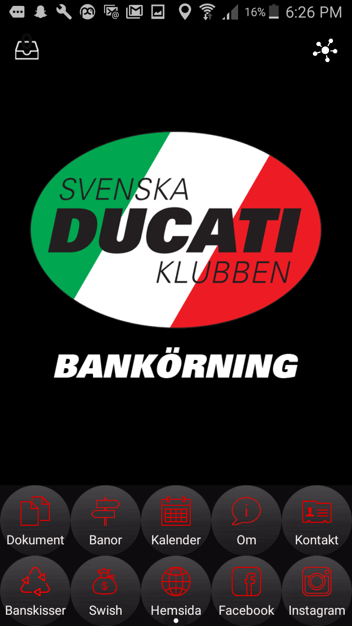Svenska Ducatiklubben Screen 1