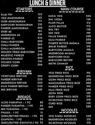 7 To 9 Foods menu 2