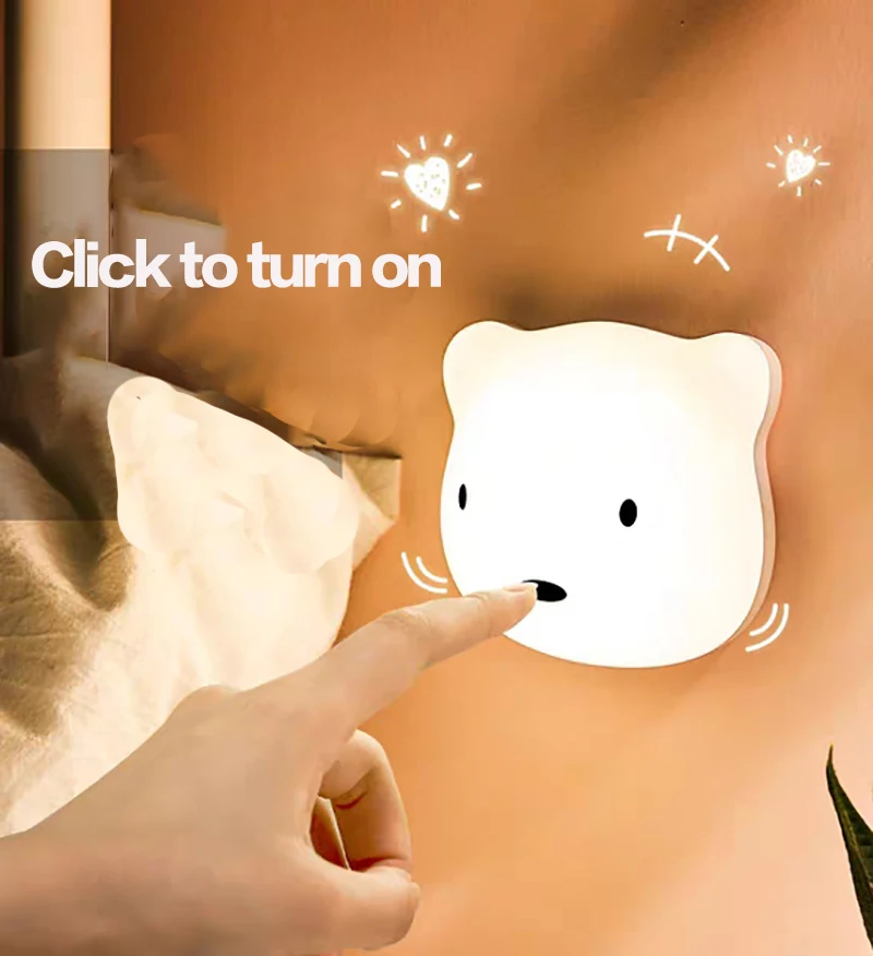 Magnetna punjiva noćna lampa za spavaću sobu. Jednostavna instalacija, meko i prenosivo svetlo za mirniju i sigurniju noć.