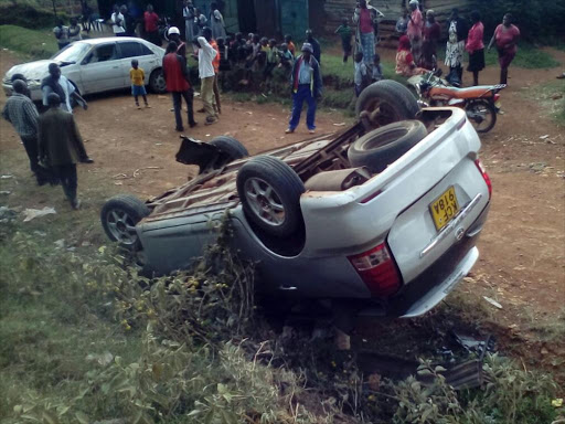 A photo of the Car the reporter was driving. photo/COURTESY