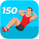 150 Situps Workout Challenge icon