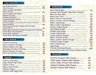 Kitty's Cafe menu 3