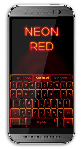 免費下載個人化APP|Neon Red Keyboard app開箱文|APP開箱王