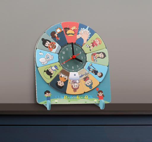Title 6, Childrens Assemble Toy Cartoon Time Cognition ...