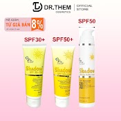 Kem Chống Nắng Fixderma Shadow Spf 30+ Gel Và Spf 50+ Cream Cho Da Mặt Pa+++ 75G