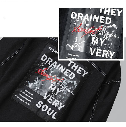 Title 7, New Mens Casual Loose Denim Jacket Relaxed Fit...