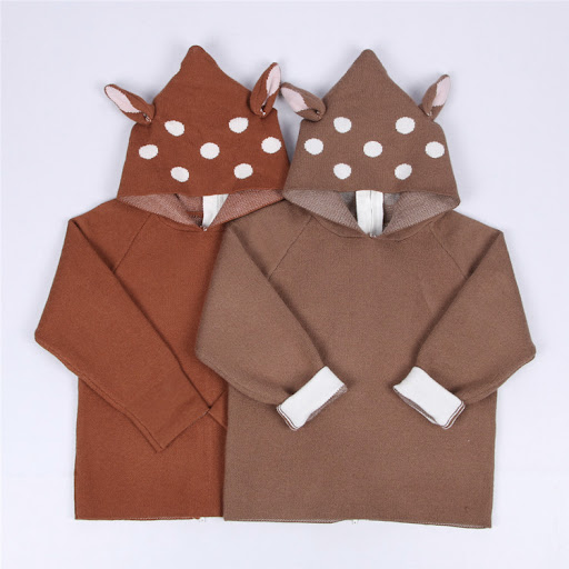 Title 10, Childrens core spun knit sweater, soft and war...