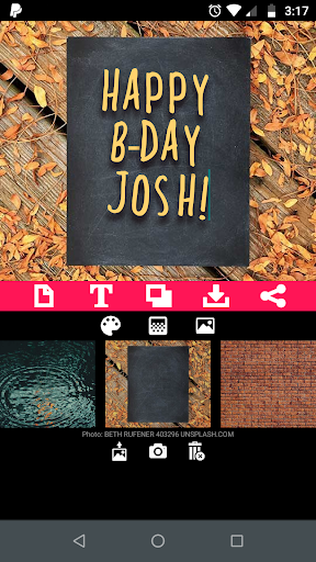 Text On Photos - Social Media Status Designer