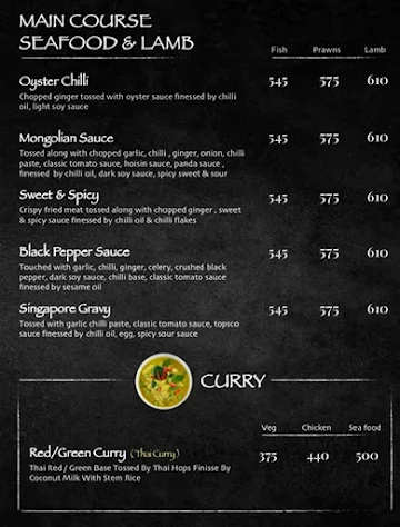 Wok Nation menu 