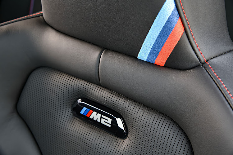 BMW M2 CS has a numbered metal badge between the front seats.