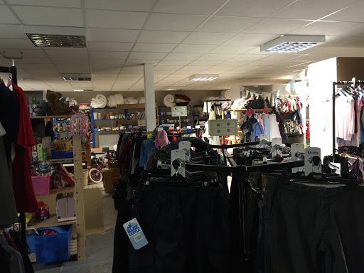 This is how a local charity clothing area looked before we got involved