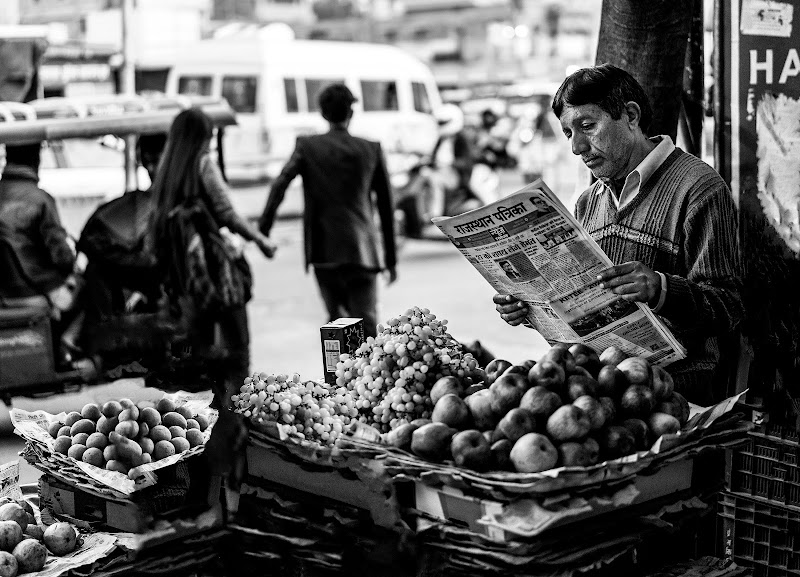 La pausa del fruttivendolo di Giovanni Coste