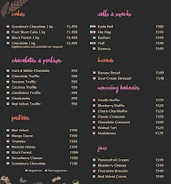 Mr. Confectioner - Pride Plaza Hotel menu 1