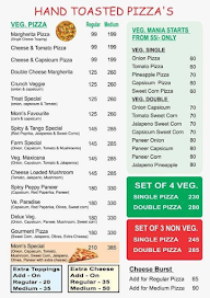 Mom's Pizza menu 2