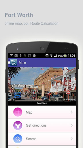 Fort Worth Map offline