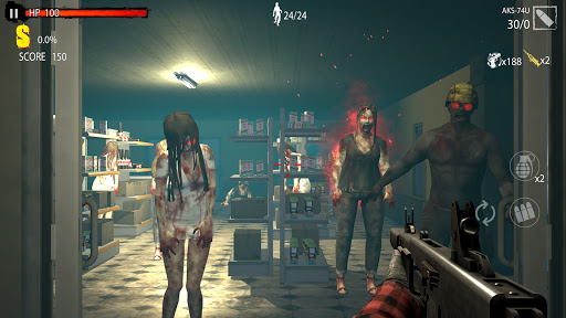 Screenshot Zombie Hunter D-Day : 20Mil +