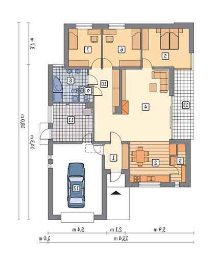 Sekretny - C399 - Rzut parteru