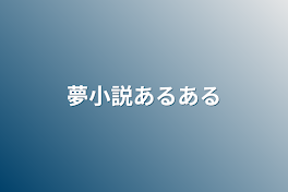 夢小説あるある