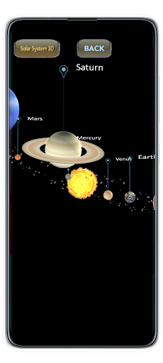 Screenshot Solar System 3D Interactive