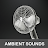 Ambient sleep sounds. Fan icon