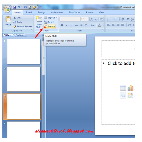 cara menambahkan slide baru di microsoft powerpoint