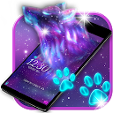 Baixar Night Sky Wolf Locker Theme Instalar Mais recente APK Downloader