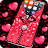 Heart zipper screen lock icon