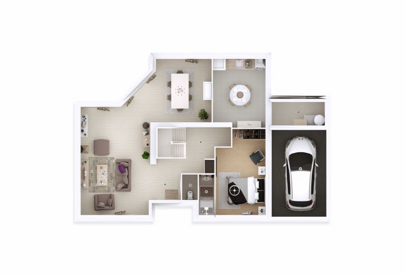  Vente Terrain + Maison - Terrain : 680m² - Maison : 130m² à Champcevinel (24750) 