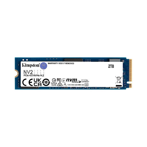 Ổ cứng SSD Kingston NV2 M.2 2280 PCIe Gen 4.0 NVMe 2000G (SNV2S/2000G)