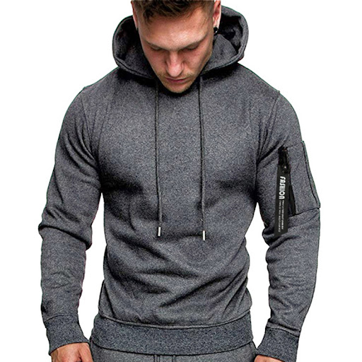 Title 5, New Camouflage Printed Solid Color Arm Zipper H...