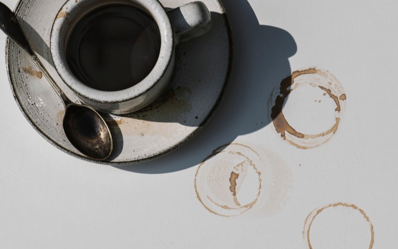 coffee stains