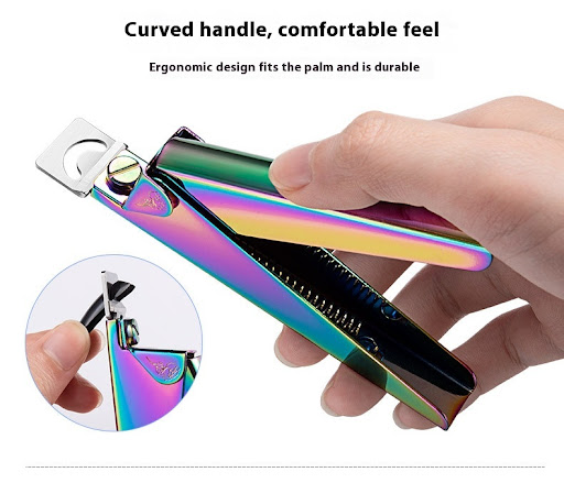 Title 11, Titanium French U-shaped Scissors for Nail Art,...