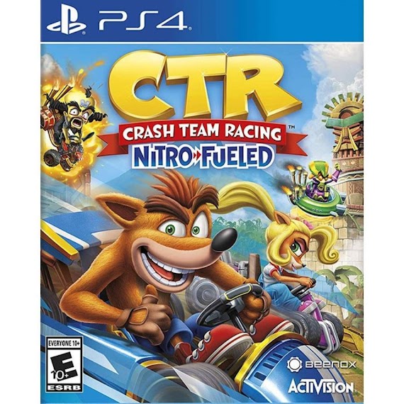 Đĩa Game Ps4 Crash Team Racing Nitro Fueled