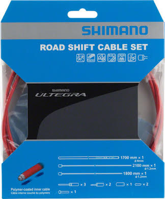 Shimano Ultegra OT-SP41 Polymer-Coated Deraileur Cable Set alternate image 0