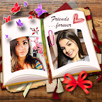 Cover Image of 下载 Book Dual Photo Frame 📖 Two Picture Collage 1.6 APK