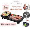 Bếp Lẩu Nướng 2 In 1 Đa Năng, Sử Dụng Điện, Hình Chữ Nhật Và Có 2 Ngăn, Chống Dính