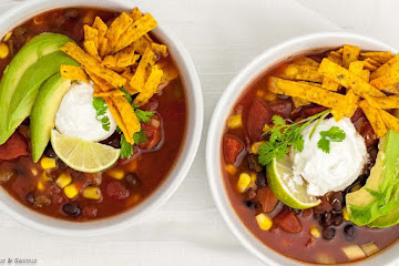Slow Cooker Vegan Texas Black Bean Soup