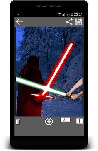 Lightsaber Photo Maker Cam App