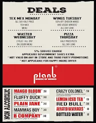 Plan B menu 2