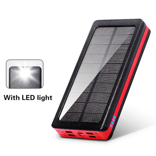 Title 6, Large-capacity solar power bank for phones and ...