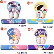 Bàn Di Lót Chuột Cute Mông Cún Có Đệm Tay Silicon ( Giá Sỉ Rẻ, Pad Mouse 3D Corgi, Poodle, Bulldog, Husky, Chân Mèo)