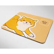 Lót Chuột Cỡ Lớn, Bàn Di Chuột, Mouse Pad Mẫu Chó Shiba Inu