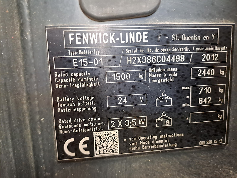 Picture of a LINDE E15-01