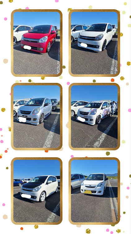 ミラカスタムのL275MT 11月3日木曽三川公園・弐漆伍倶楽部・ダンナ車・積車乗ってる姿ってカッコイイ・11月も宜しくお願いしますに関するカスタム事例の投稿画像6枚目