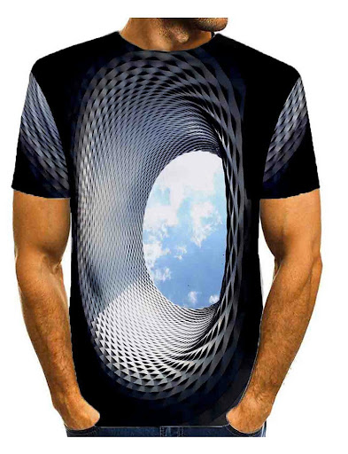 Title 5, New Mens Sports Short Sleeve Youth Cartoon Rou...