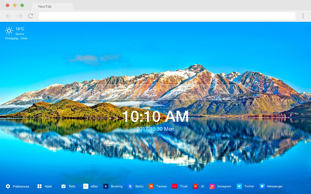 Mountain New Tab Page Лучшие Обои Темы