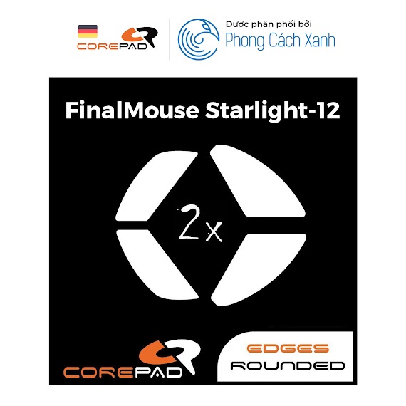 Feet Chuột Ptfe Corepad Skatez Finalmouse Starlight - 12 - 2 Bộ - Hàng Chính Hãng